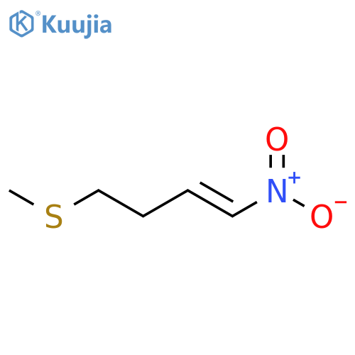 4-(methylsulfanyl)-1-nitrobut-1-ene structure