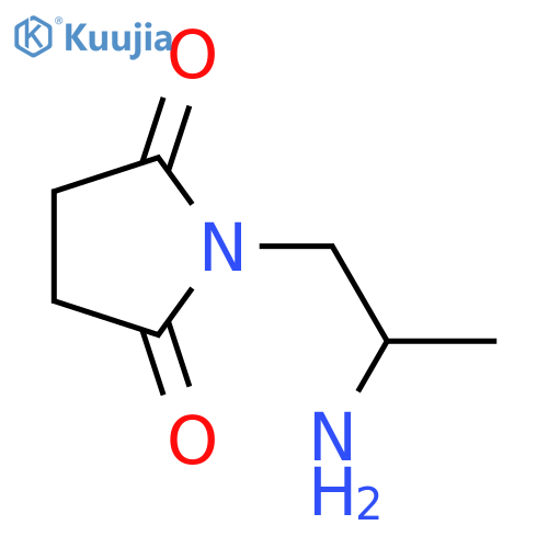 1-(2-aminopropyl)pyrrolidine-2,5-dione structure