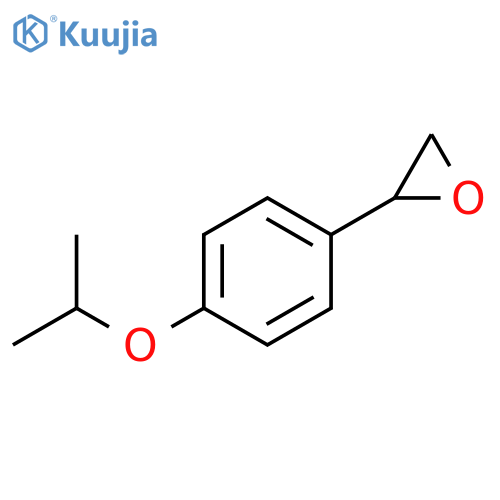2-4-(propan-2-yloxy)phenyloxirane structure