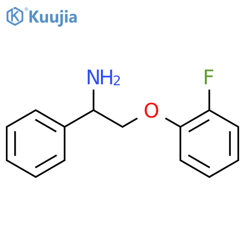 Benzenemethanamine, α-[(2-fluorophenoxy)methyl]- structure