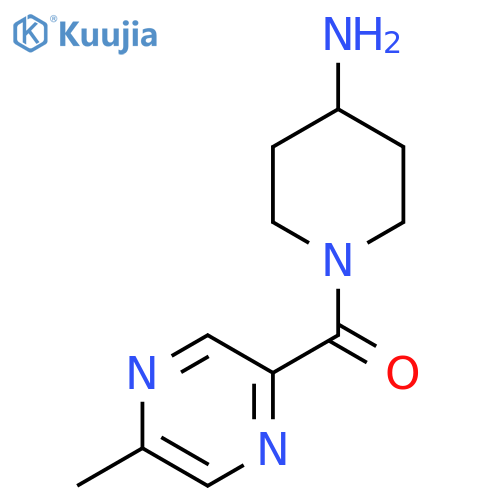 1-(5-Methylpyrazine-2-carbonyl)piperidin-4-amine structure