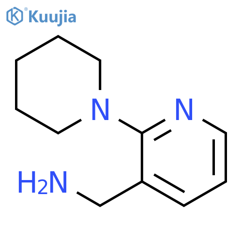 (2-(Piperidin-1-yl)pyridin-3-yl)methanamine structure