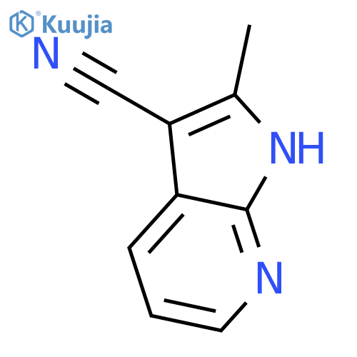 2-Methyl-1H-pyrrolo[2,3-b]pyridine-3-carbonitrile structure