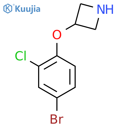 3-(4-Bromo-2-chlorophenoxy)azetidine structure