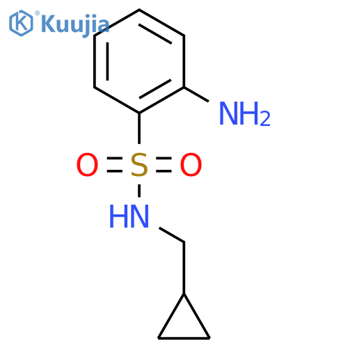2-Amino-N-(cyclopropylmethyl)benzenesulfonamide structure
