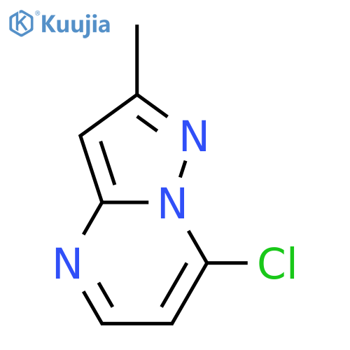 7-chloro-2-methylpyrazolo[1,5-a]pyrimidine structure
