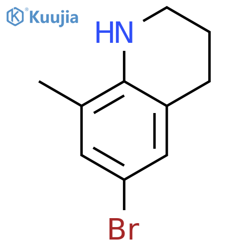 6-Bromo-8-methyl-1,2,3,4-tetrahydroquinoline structure