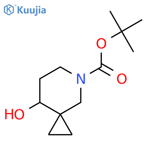 Tert-butyl 8-hydroxy-5-azaspiro[2.5]octane-5-carboxylate structure