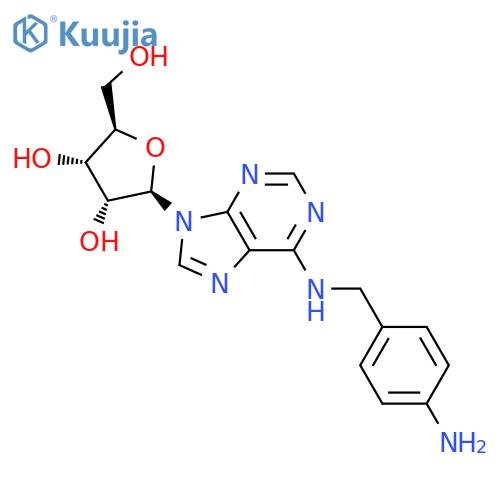 N-[(4-Aminophenyl)methyl]adenosine structure