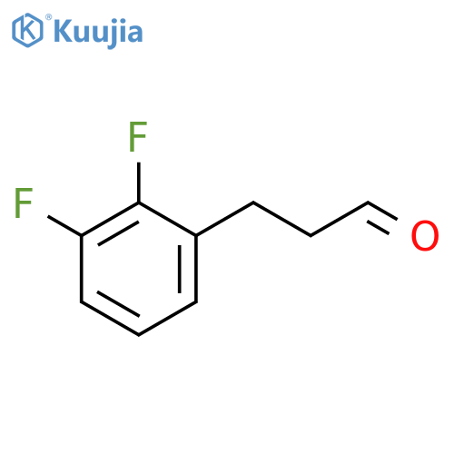 3-(2,3-difluorophenyl)propanal structure