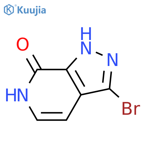 3-Bromo-1,6-dihydro-7H-pyrazolo3,4-cpyridin-7-one structure