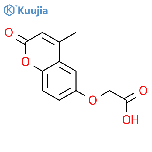 2-(4-Methyl-2-oxo-2H-chromen-6-yl)oxyacetic Acid structure