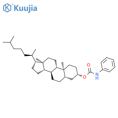 Cholestan-3-ol, phenylcarbamate, (3b,5a)- structure