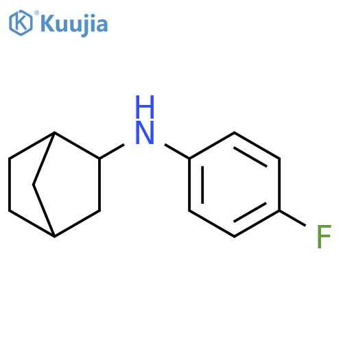 N-(4-fluorophenyl)bicyclo[2.2.1]heptan-2-amine structure