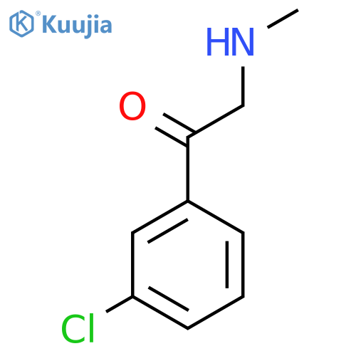 1-(3-Chlorophenyl)-2-(methylamino)ethan-1-one structure