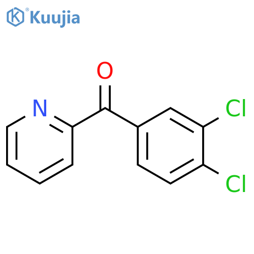 2-(3,4-Dichlorobenzoyl)pyridine structure
