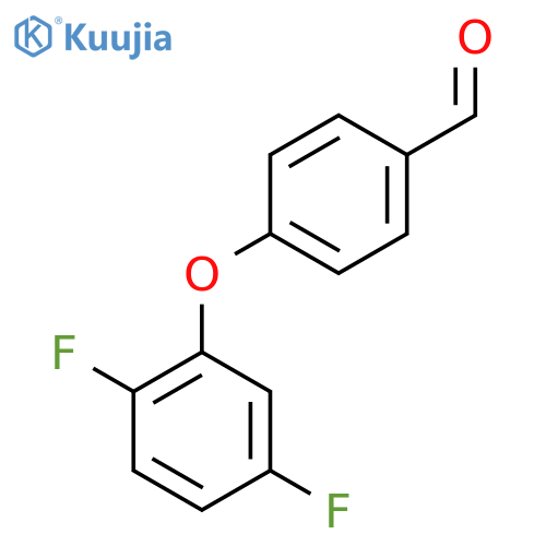 4-(2,5-Difluorophenoxy)benzaldehyde structure
