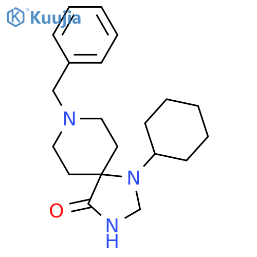 8-Benzyl-1-cyclohexyl-1,3,8-triazaspiro[4.5]decan-4-one structure