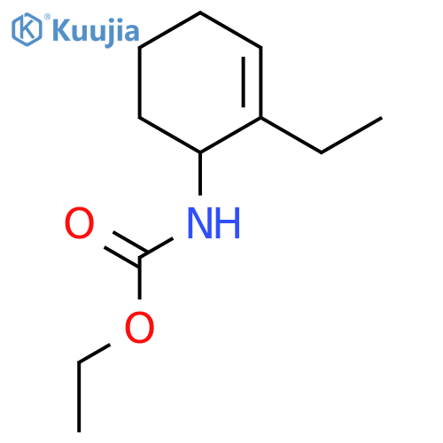 Carbamic acid, (2-ethyl-2-cyclohexen-1-yl)-, ethyl ester structure