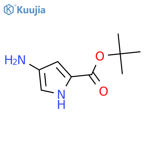 4-amino-1H-Pyrrole-2-carboxylic acid 1,1-dimethylethyl ester structure
