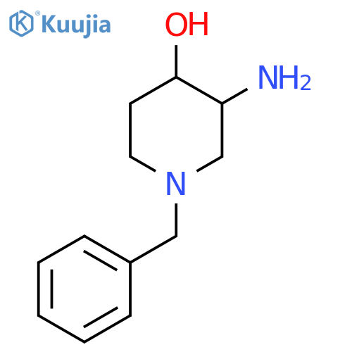 3-Amino-1-benzylpiperidin-4-ol structure