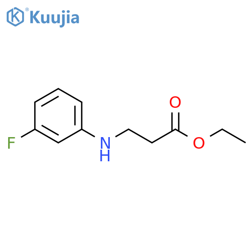 N-(3-Fluorophenyl)-Beta-Alanine Ethyl Ester structure