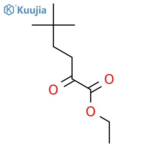 Ethyl 5,5-dimethyl-2-oxohexanoate structure
