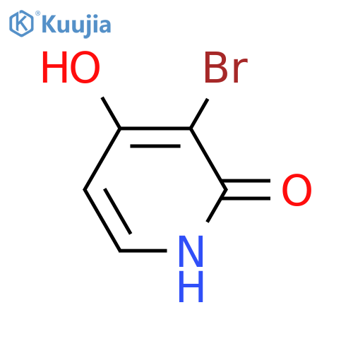 3-Bromopyridine-2,4-diol structure