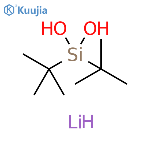 Silanediol, bis(1,1-dimethylethyl)-, monolithium salt (9CI) structure