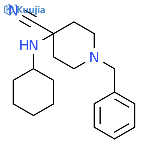 Benzyl-4-cyano-cyclohexylaminopiperidine structure