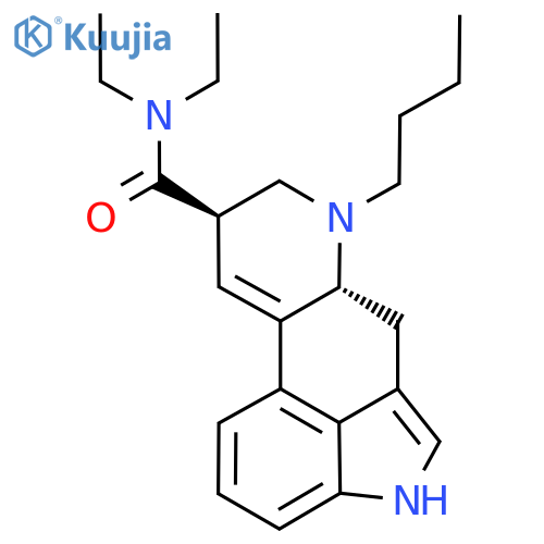 Ergoline-8-carboxamide, 6-butyl-9,10-didehydro-N,N-diethyl-, (8β)- (9CI) structure