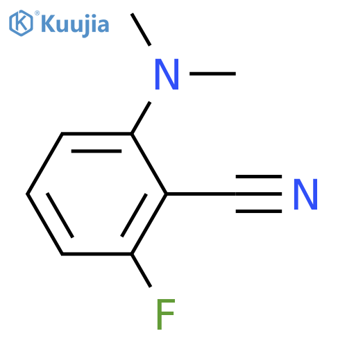 2-Dimethylamino-6-fluorobenzonitrile structure