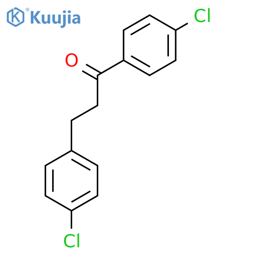 4'-Chloro-3-(4-chlorophenyl)propiophenone structure