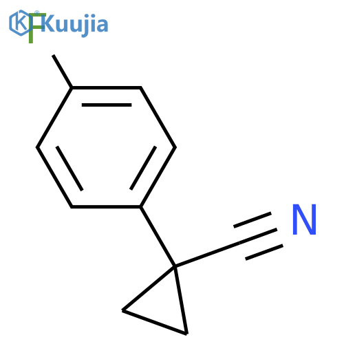1-(4-Fluorophenyl)cyclopropanecarbonitrile structure