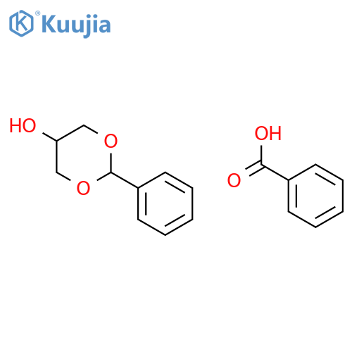 1,3-Dioxan-5-ol, 2-phenyl-, benzoate structure