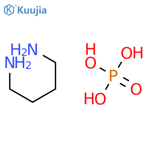 1,4-Butanediamine, phosphate (1:1) structure