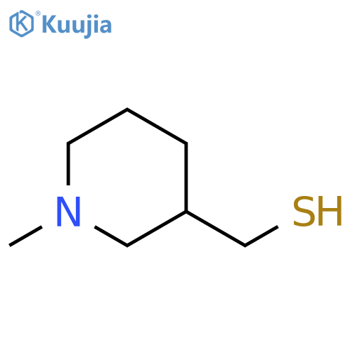 (1-methylpiperidin-3-yl)methanethiol structure