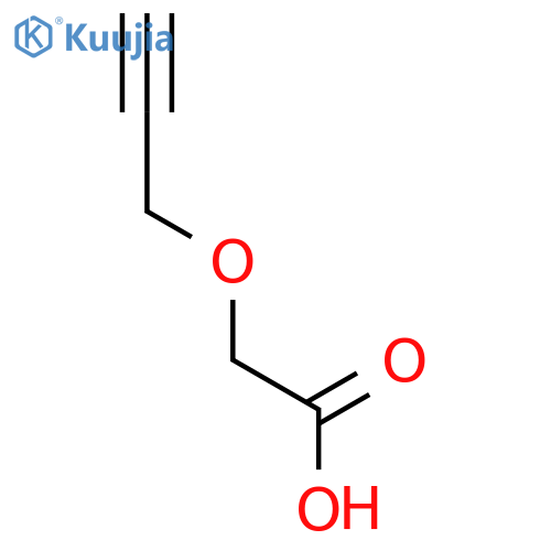 2-(prop-2-yn-1-yloxy)acetic acid structure