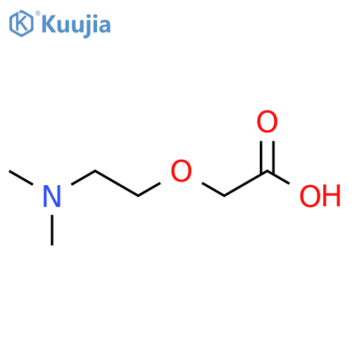 2-[2-(dimethylamino)ethoxy]acetic acid structure