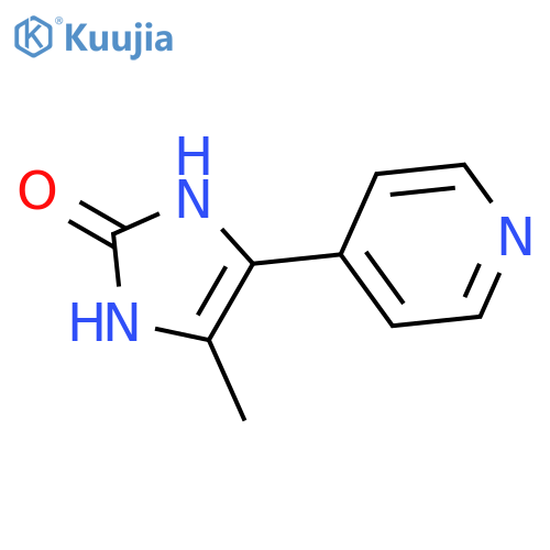 4-methyl-5-(pyridin-4-yl)-2,3-dihydro-1H-imidazol-2-one structure