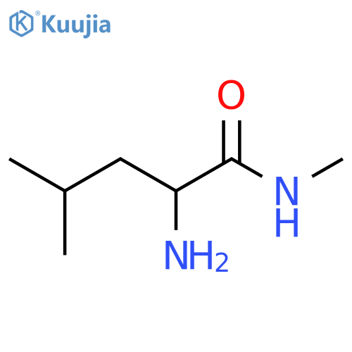 2-amino-N,4-dimethylpentanamide structure