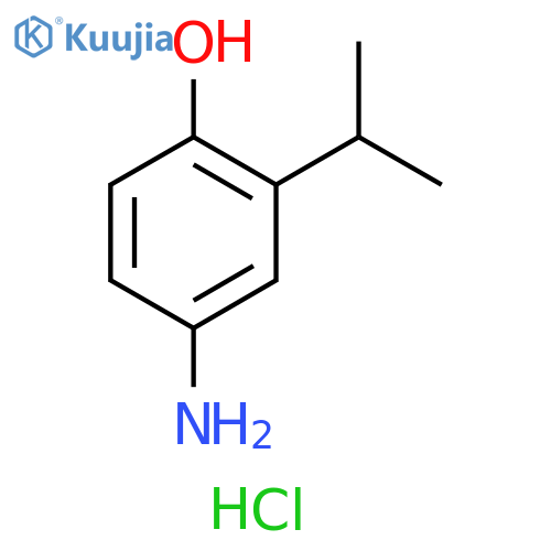 4-amino-2-(propan-2-yl)phenol hydrochloride structure