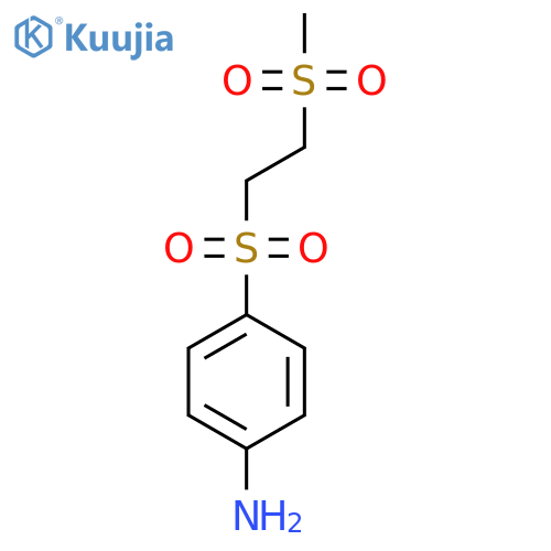 4-(2-Methanesulfonylethanesulfonyl)aniline structure