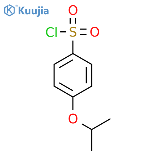 4-isopropoxybenzene-1-sulfonyl chloride structure