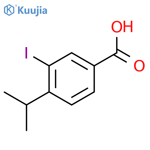 3-Iodo-4-isopropylbenzoic acid structure