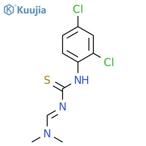 Thiourea, (2,4-dichlorophenyl)[(dimethylamino)methylene]- structure