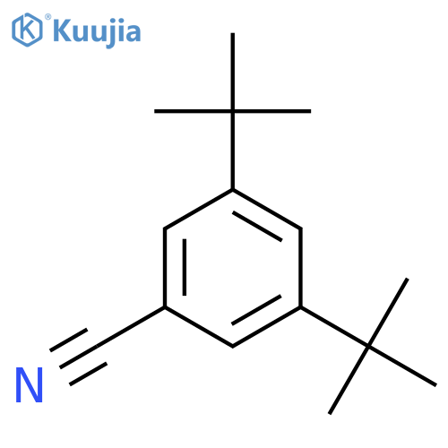 Benzonitrile, 3,5-bis(1,1-dimethylethyl)- structure